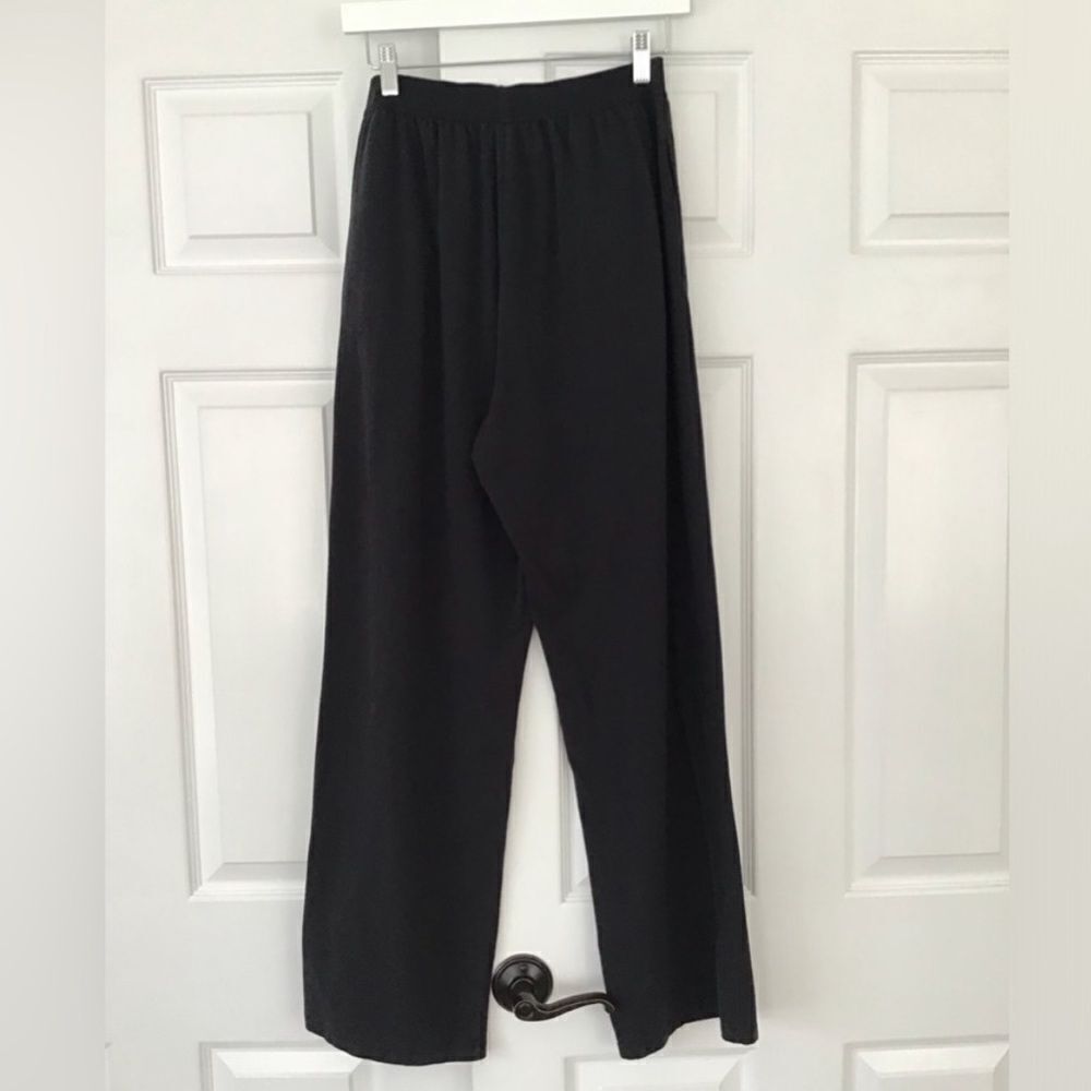 SKIMS NWT Boyfriend Loose Fit Pant Onyx Black Straight Leg Pant - Picture 5 of 7